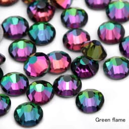 QIAO Multi-Color SS6-SS30 Crystal Glass Glitter Rhinestone Flatback Hot fix Rhinestones For Nail Art Sewing & Fabric Decoretion