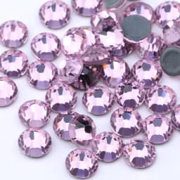QIAO Multi-Color SS6-SS30 Crystal Glass Glitter Rhinestone Flatback Hot fix Rhinestones For Nail Art Sewing & Fabric Decoretion