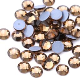 QIAO Multi-Color SS6-SS30 Crystal Glass Glitter Rhinestone Flatback Hot fix Rhinestones For Nail Art Sewing & Fabric Decoretion