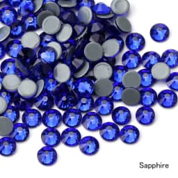 QIAO Multi-Color SS6-SS30 Crystal Glass Glitter Rhinestone Flatback Hot fix Rhinestones For Nail Art Sewing & Fabric Decoretion