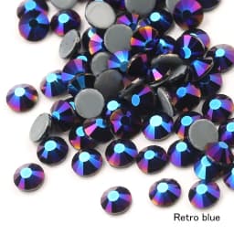 QIAO Multi-Color SS6-SS30 Crystal Glass Glitter Rhinestone Flatback Hot fix Rhinestones For Nail Art Sewing & Fabric Decoretion