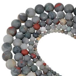 Polish Round Matte Frosted Tiger Eye Turquoises Agates Natural Stone Beads Amazonite Loose Beads for Bracelet Jewelry Making