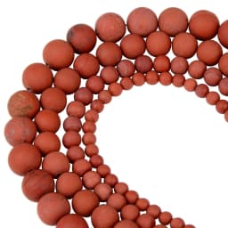 Polish Round Matte Frosted Tiger Eye Turquoises Agates Natural Stone Beads Amazonite Loose Beads for Bracelet Jewelry Making