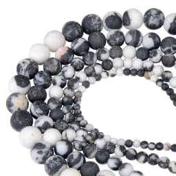 Polish Round Matte Frosted Tiger Eye Turquoises Agates Natural Stone Beads Amazonite Loose Beads for Bracelet Jewelry Making
