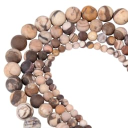 Polish Round Matte Frosted Tiger Eye Turquoises Agates Natural Stone Beads Amazonite Loose Beads for Bracelet Jewelry Making
