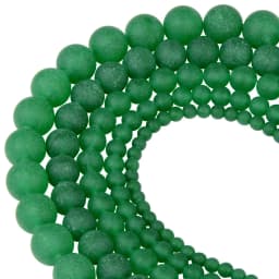 Polish Round Matte Frosted Tiger Eye Turquoises Agates Natural Stone Beads Amazonite Loose Beads for Bracelet Jewelry Making