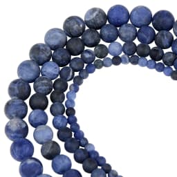 Polish Round Matte Frosted Tiger Eye Turquoises Agates Natural Stone Beads Amazonite Loose Beads for Bracelet Jewelry Making
