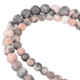 Polish Round Matte Frosted Tiger Eye Turquoises Agates Natural Stone Beads Amazonite Loose Beads for Bracelet Jewelry Making