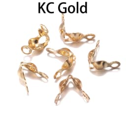 100-200pcs Connector Clasp Fitting 4*7mm Ball Chain Calotte End Crimps Beads Connector Components For DIY Jewelry Making Supplie