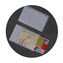10pcs Travel PVC Cards Holder ID Bus Business Bank Credit Card Holder Transparent Waterproof Cards Protecting Cover Pouch Bag