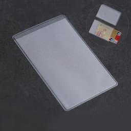 10pcs Travel PVC Cards Holder ID Bus Business Bank Credit Card Holder Transparent Waterproof Cards Protecting Cover Pouch Bag
