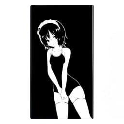 Animation Anime Derivatives Black Red Thin Slim Cigarette Case For Women Metal Aluminum Alloy Sliding Cigarette Box Man Custom