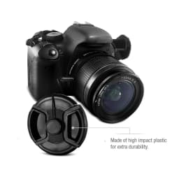 Camera Lens Cap Protection Cover 52MM 55MM 58MM 62MM 67MM 72MM 77MM 82MM Anti-lost Rope for Canon Nikon Sony Accessories