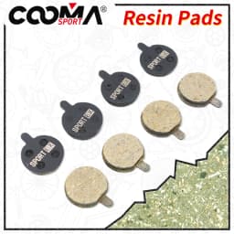 Bicycle Disc Brake Pads for ZOOM5 ZOOM DB Series ZOOM ONE Caliper, 4 Pairs, Sport EX Class, Resin