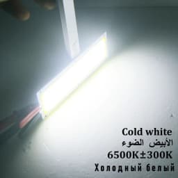 Big Promotion !!! Ultra Bright 1300LM 12W COB LED Light Strip 12V DC for DIY 12V Lights Work Lamps Home Bulbs 120*36MM COB Chip