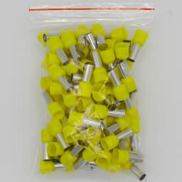 E16-12 Tube Insulating Insulated Terminals 16MM2 Cable Wire Connector Insulating Crimp Terminal 100PCS/Pack Connector E-