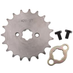 Front Engine 428# 10T 11T 12T 13T 14T 15T 16T 17T 18T 19T Teeth 17mm 20mm Chain Sprocket With Retainer Plate Locker