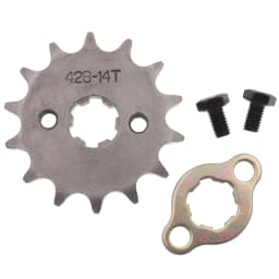 Front Engine 428# 10T 11T 12T 13T 14T 15T 16T 17T 18T 19T Teeth 17mm 20mm Chain Sprocket With Retainer Plate Locker