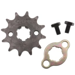 Front Engine 428# 10T 11T 12T 13T 14T 15T 16T 17T 18T 19T Teeth 17mm 20mm Chain Sprocket With Retainer Plate Locker
