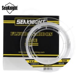 SeaKnight 50M 100M 100% Japan Material 3-100LB Fluorocarbon Fishing Lines Carbon Fiber Leader Fly Line Fast Sinking Carp Fishing