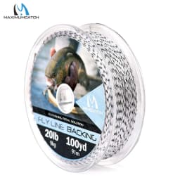 Maximumcatch Backing Fly Line 100/300Yards 20/30LB Multi Color Backing Line Braided Fly Fishing Line