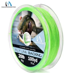 Maximumcatch Backing Fly Line 100/300Yards 20/30LB Multi Color Backing Line Braided Fly Fishing Line