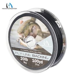 Maximumcatch Backing Fly Line 100/300Yards 20/30LB Multi Color Backing Line Braided Fly Fishing Line