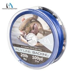 Maximumcatch Backing Fly Line 100/300Yards 20/30LB Multi Color Backing Line Braided Fly Fishing Line