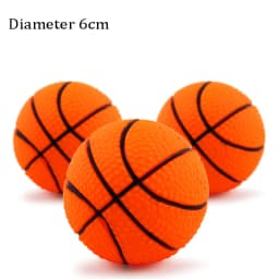 1pcs Diameter 6cm Squeaky Pet Dog Ball Toys for Small Dogs Rubber Chew Puppy Toy Dog Stuff Dogs Toys Pets Brinquedo Cachorro