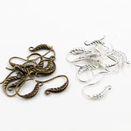 10pcs ( 5pair) 15*8mm Bright Silver Plated And Bronze Plated Popular Ear Hooks Earring Wires for Women Fashion Jewelry Earrings