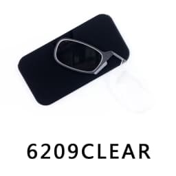Nose Clip Reading Glasses Man High Quality Men Portable Foam Nose Glasses for Seniors Transparent Eyeglasses with Case