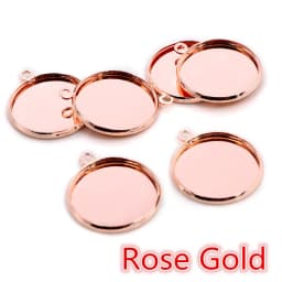 8 10 12 14 16 18 20 25 mm Round Cabochon Base Tray Bezels Blank Setting Supplies For Jewelry Making Findings Bracelet Pendant