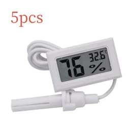 Mini LCD Digital Thermometer Hygrometer Thermostat Indoor Convenient Temperature Sensor Humidity Meter Gauge Instruments Probe