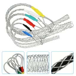 6 Colors Cable Pulling Wire Grip Galvanizing Metal Cable Pulling Socks Mesh Puller Antislip Pipe Conduit Pull Net Cover 4-25mm