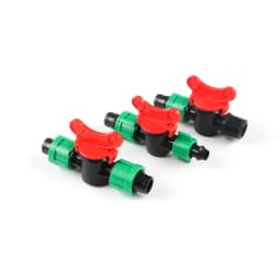 5-15pcs 16mm Drip Tape Valve Micro Irrigation Watering Save Labyrinth Type Joints Valve Connect to 16mm Drip Tape Hose