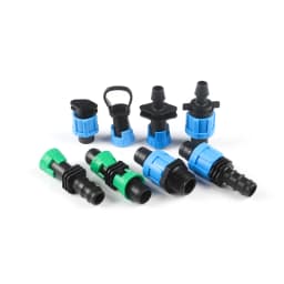 5-15pcs 16mm Drip Tape Valve Micro Irrigation Watering Save Labyrinth Type Joints Valve Connect to 16mm Drip Tape Hose