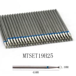 50pc Diamond Nail Drill Cuticle Clean Bit Set Milling Cutter for Manicure Electric Cutter Bits Accessories Dead Skin Remove
