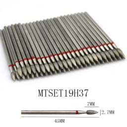 50pc Diamond Nail Drill Cuticle Clean Bit Set Milling Cutter for Manicure Electric Cutter Bits Accessories Dead Skin Remove