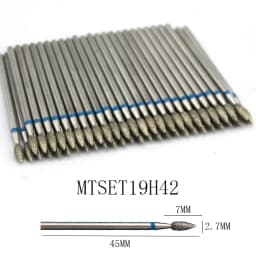 50pc Diamond Nail Drill Cuticle Clean Bit Set Milling Cutter for Manicure Electric Cutter Bits Accessories Dead Skin Remove
