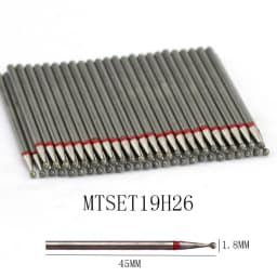 50pc Diamond Nail Drill Cuticle Clean Bit Set Milling Cutter for Manicure Electric Cutter Bits Accessories Dead Skin Remove