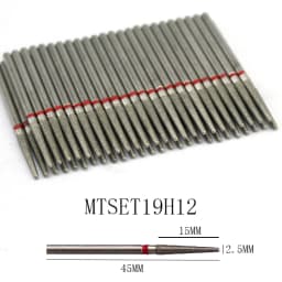 50pc Diamond Nail Drill Cuticle Clean Bit Set Milling Cutter for Manicure Electric Cutter Bits Accessories Dead Skin Remove