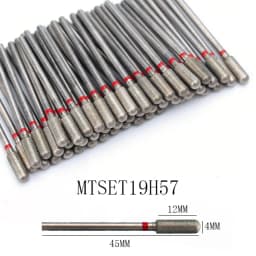 50pc Diamond Nail Drill Cuticle Clean Bit Set Milling Cutter for Manicure Electric Cutter Bits Accessories Dead Skin Remove