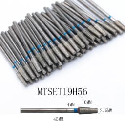 50pc Diamond Nail Drill Cuticle Clean Bit Set Milling Cutter for Manicure Electric Cutter Bits Accessories Dead Skin Remove