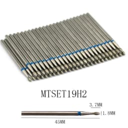 50pc Diamond Nail Drill Cuticle Clean Bit Set Milling Cutter for Manicure Electric Cutter Bits Accessories Dead Skin Remove