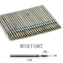 50pc Diamond Nail Drill Cuticle Clean Bit Set Milling Cutter for Manicure Electric Cutter Bits Accessories Dead Skin Remove