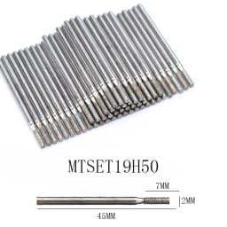50pc Diamond Nail Drill Cuticle Clean Bit Set Milling Cutter for Manicure Electric Cutter Bits Accessories Dead Skin Remove