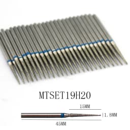 50pc Diamond Nail Drill Cuticle Clean Bit Set Milling Cutter for Manicure Electric Cutter Bits Accessories Dead Skin Remove
