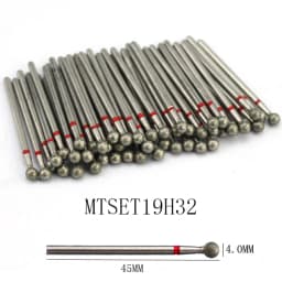 50pc Diamond Nail Drill Cuticle Clean Bit Set Milling Cutter for Manicure Electric Cutter Bits Accessories Dead Skin Remove