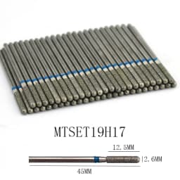 50pc Diamond Nail Drill Cuticle Clean Bit Set Milling Cutter for Manicure Electric Cutter Bits Accessories Dead Skin Remove