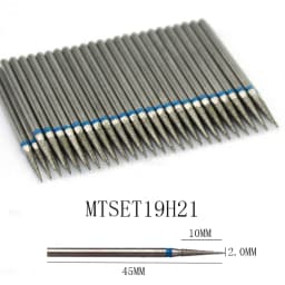 50pc Diamond Nail Drill Cuticle Clean Bit Set Milling Cutter for Manicure Electric Cutter Bits Accessories Dead Skin Remove